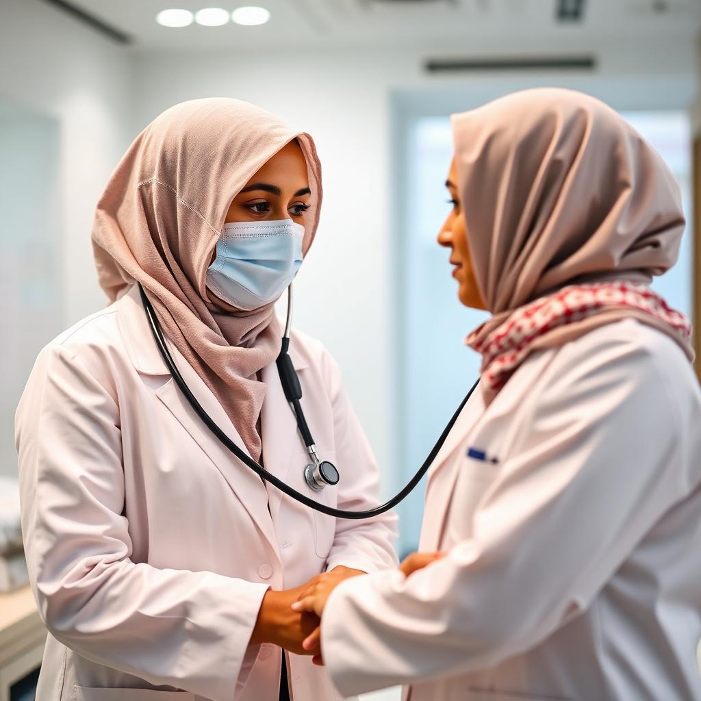 طبيب يستشير مريضاً